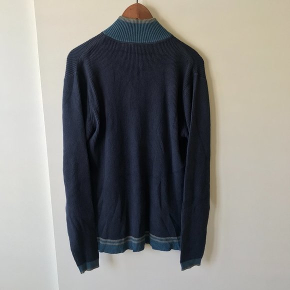 GAP Men 1/4 Zip Cotton Pullover Sweater Size L - Picture 6 of 13